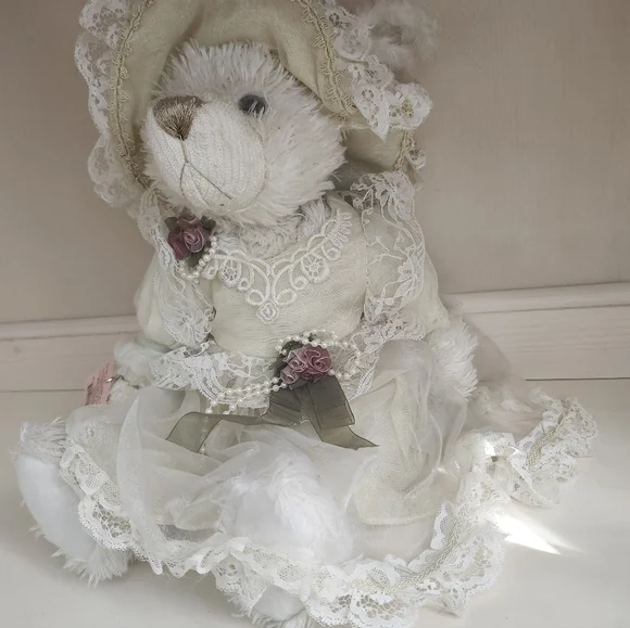 Show-Stoppers "Peppermint " teddy bear doll plush stuffed w/tag 17" - Picture 4 of 11